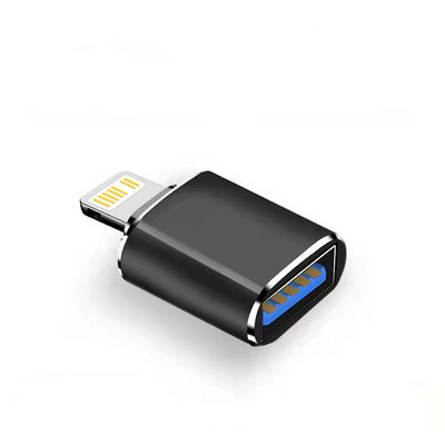 USB 3.0 OTG adapteris, skirtas iPhone 14 Plus 13 Mini 12 11 Pro Max XS XR X IPad Lightning Male į USB3.0 konverteris, skirtas IOS 13 Above