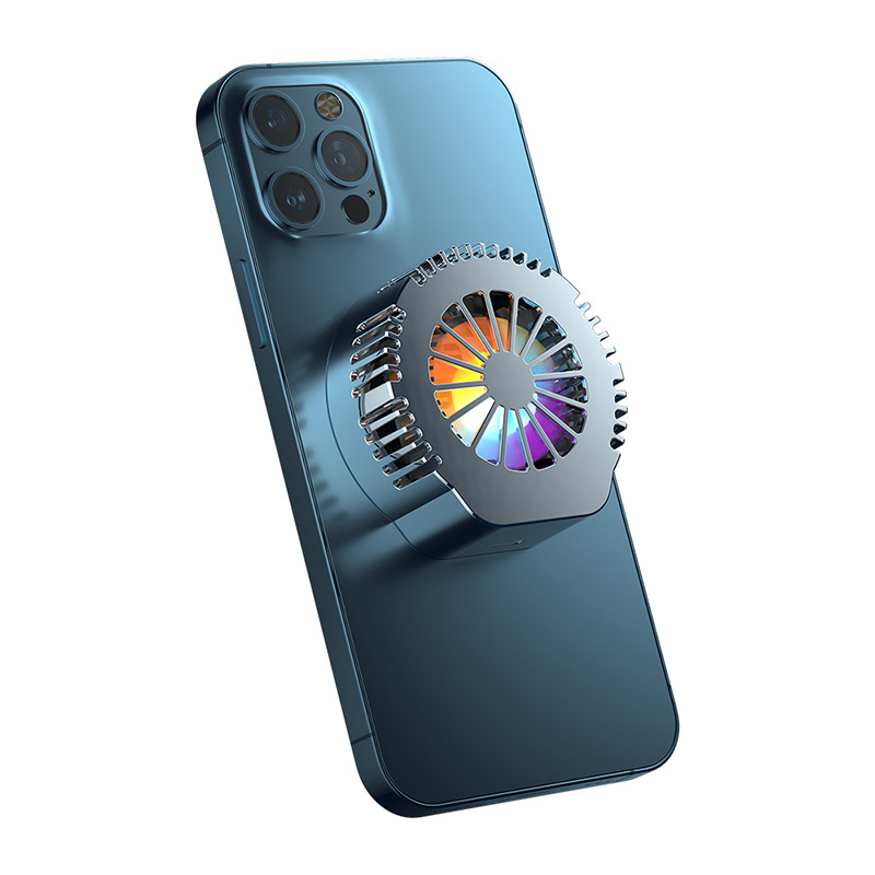 Univerzális mini mobiltelefon hűtőventillátor radiátor Turbo Hurricane Game Cooler Cell Phone Cool hűtőborda iPhone/Samsung/Xiaomi számára