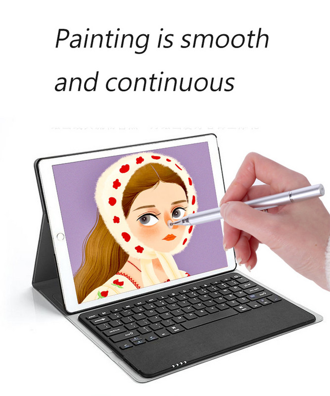 2 az 1-ben Stylus toll mobiltelefonhoz, táblagéphez, kapacitív érintőceruza iPhone-hoz Samsung univerzális Android telefon rajzképernyős ceruza