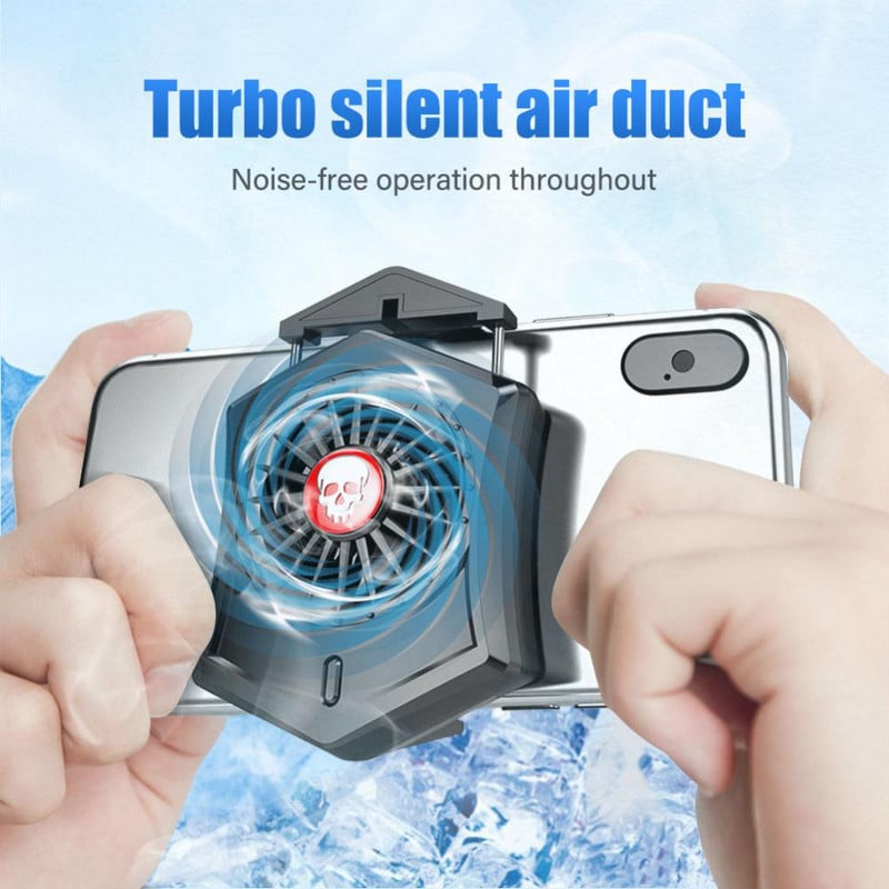 Mobiltelefon hűtőborda mobiltelefon-hűtő kis mobiltelefon-radiátor telefonradiátor iPhone-hoz Xiaomi Samsung hordozható