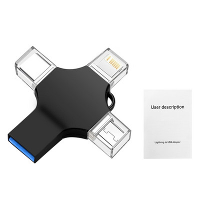 Adaptor USB3.0 OTG pentru iPhone 13 12 11 Pro XS Max XR X 8 Plus 7 6s iPad U Disk Lighting Mascul la Adaptor USB 3.0 pentru iOS 13 de mai sus