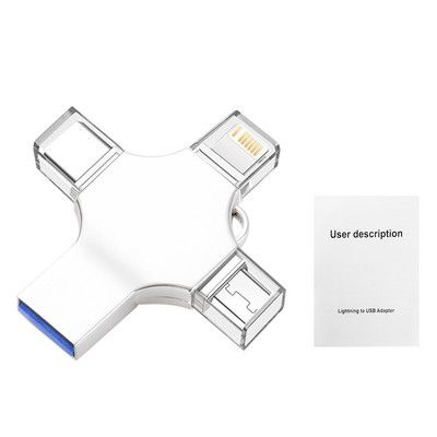 Adaptor USB3.0 OTG pentru iPhone 13 12 11 Pro XS Max XR X 8 Plus 7 6s iPad U Disk Lighting Mascul la Adaptor USB 3.0 pentru iOS 13 de mai sus