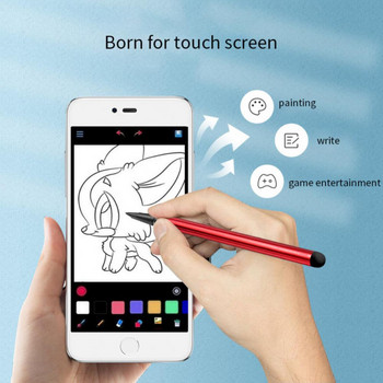Писалка 2в1 Стилус Универсален таблет за рисуване Сензорна писалка с капацитивен екран за мобилен телефон с Android Аксесоари за молив с двойно предназначение