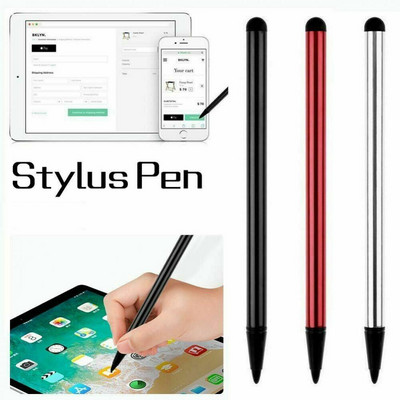2in1 Stylus Pen Universal Drawing Tablet Capacitive Screen Touch Pen For Mobile Android Phone Dual-Purpose Pencil Accessories