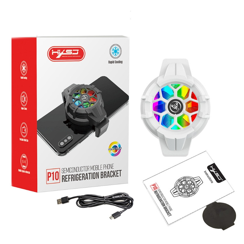 T5EE mobil hűtőventilátor P10 mobiltelefonhoz, játék hűtéshez