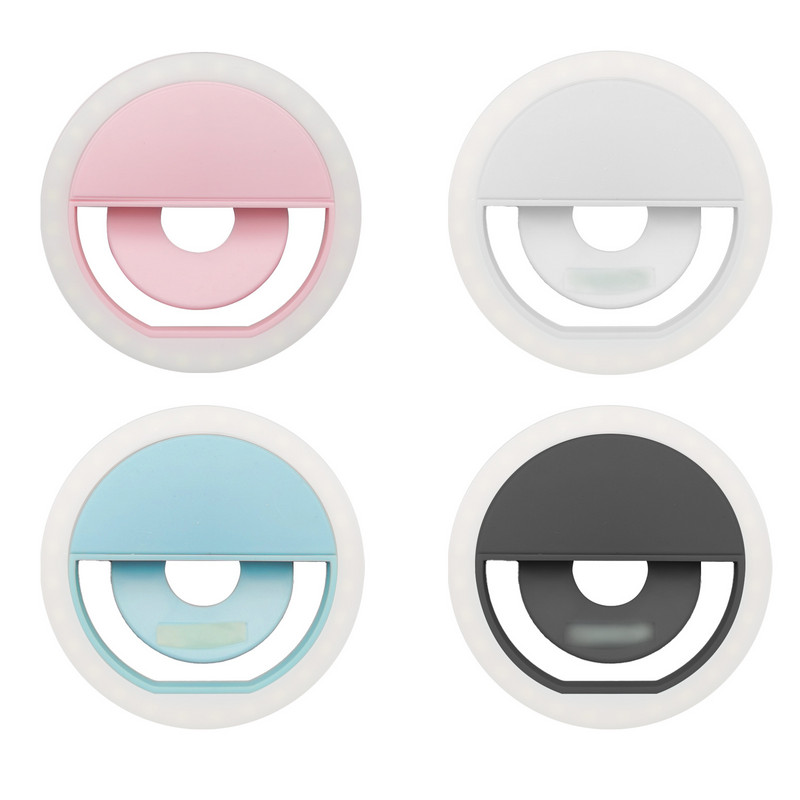 8,5 cm USB LED žiedo lemputė Vlogų fotografavimo vaizdo įrašų lemputės LED fotoaparato asmenukės šviesos žiedas Tiesioginės transliacijos vaizdo fotografija