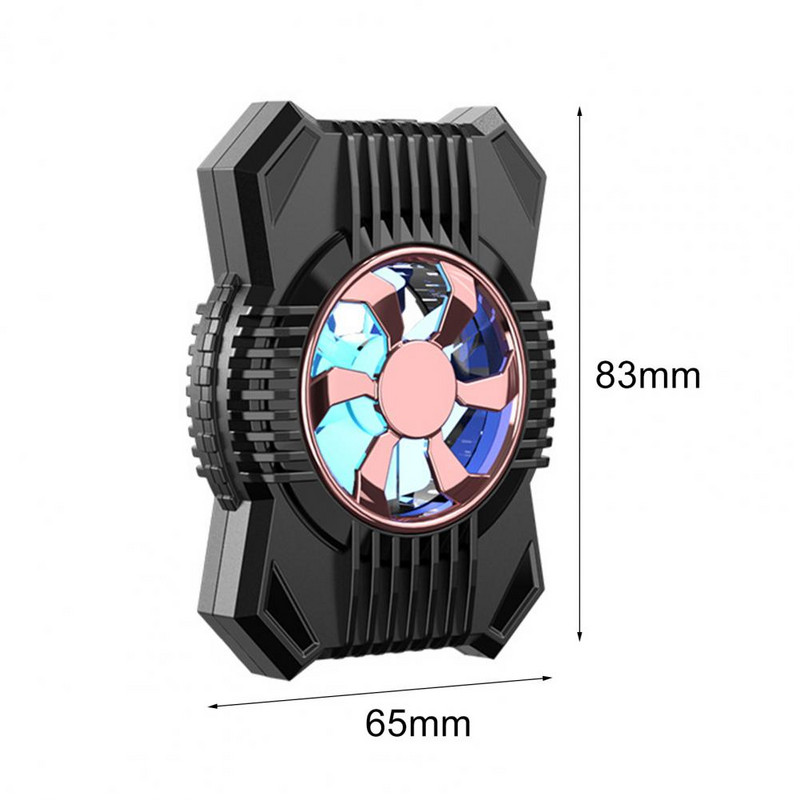 P12 telefon hűtőventillátor vakító világítás szilikon beépített akkumulátor hátlap csíptető radiátor játékhoz mobiltelefon hűtő