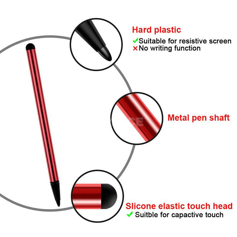 2 tk Stylus Pen telefoni tahvelarvuti mahtuvusliku ekraaniga puutepliiatsiga Pliiatsiga pliiats Iphone Ipad universaalse nutitelefoni mobiiltelefoni jaoks