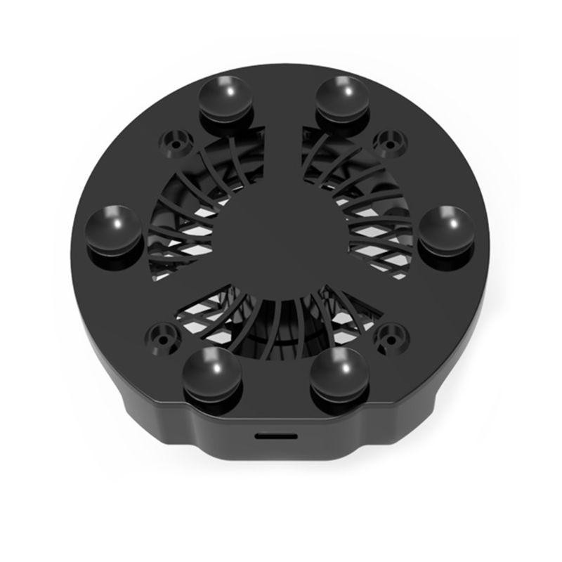 Összecsukható mobiltelefon-hűtő hűtőtartó tartókeret ventilátorradiátorral iPhone Samsung Huawei Xiaomi okostelefon táblagéphez