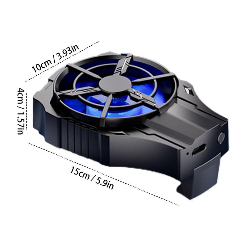 Smooth Games Fejlesztő akkumulátorvédő Okostelefon Léghűtő Ventilátor ABS Szilikon Tartós Anyag Telefon Tartozékok