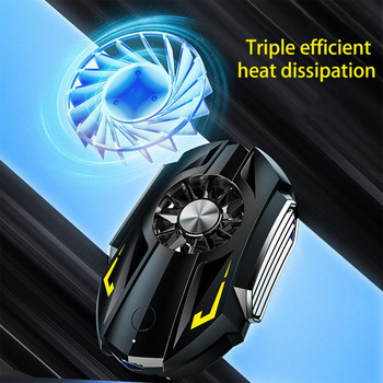 Разсейване на топлината 5V/1.5A Бързо зареждане Охлаждаща скоба Игра Телефон Заден радиатор Аксесоари за телефон