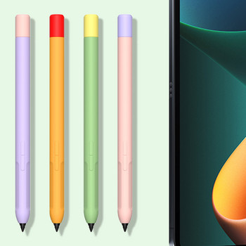 Силиконов калъф за интелигентна писалка, съвместим за Xiao Mi Pad 5, капачка с накрайник за молив, таблет, сензорна писалка, защитен калъф за стилус, анти-изгубен