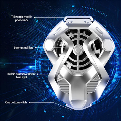 Naudingas telefono aušinimo ventiliatorius Universalus C tipo šilumos išsklaidymas Mobiliojo telefono aušinimo ventiliatoriaus radiatorius