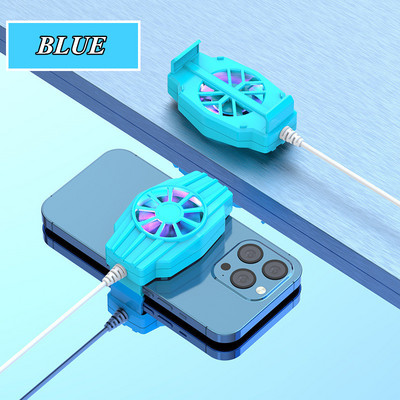 F01 Mini ventilator de răcire pentru telefon mobil Turbo Hurricane Cooler pentru jocuri pentru telefon mobil Radiator de căldură rece pentru iPhone/Samsung/Xiaomi Radiator de jocuri