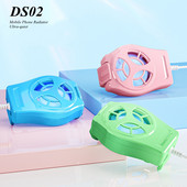 DS02 Mini radiator portabil pentru telefon mobil, turbină, radiator uragan, pentru răcitor de jocuri PUBG pentru iPhone, Samsung Huawei, radiator rece