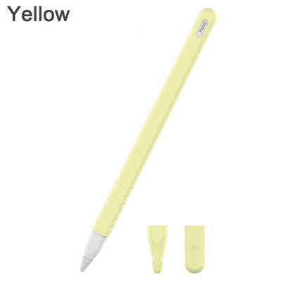 Suport cu vârf moale, rezistent la praf, culoarea bomboanelor, manșon de protecție pentru piele, husă cu vârf, husă din silicon pentru Apple Pencil 2 iPad Pro