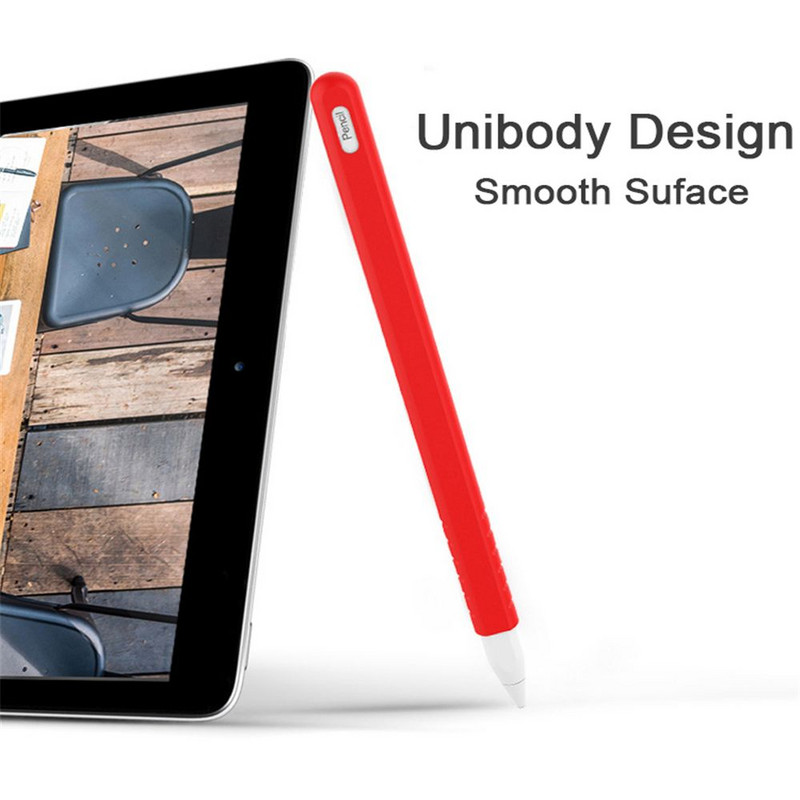 Puha hegy tartó porálló cukorka szín védő bőrt védő ujjvédő hegyes védő szilikon tok Apple Pencil 2 iPad Pro készülékhez