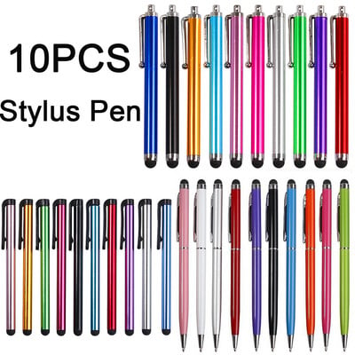 10db Univerzális érintőképernyős Stylus Pens Kapacitív képernyős toll Okostelefon ceruza IPad iPhone Samsung/All Phone Tablet készülékhez