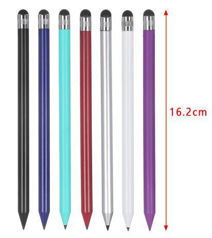 2 az 1-ben kapacitív toll Okostelefon Tablet Érintőképernyős Toll Stylus Iphone Androidhoz Samsung Resistive Screen PC Electronics