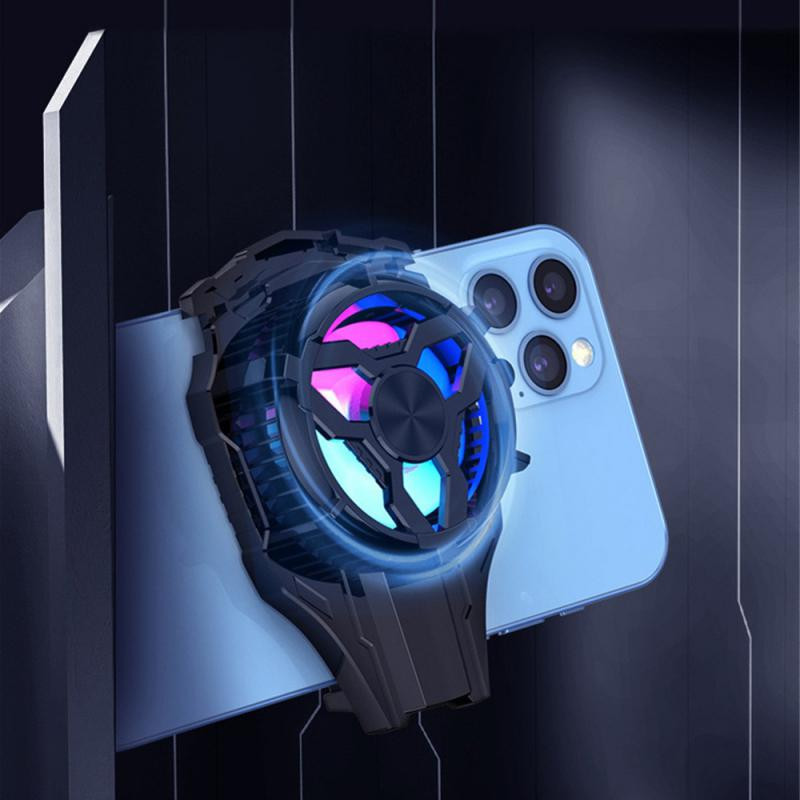 Mobiltelefon-hűtő Ultra-csendes hőelvezetésű hűtőkapocs Vakító fény 15w-os telefonradiátor Irodai tartozékok Hordozható