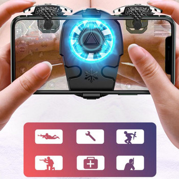 Κινητό τηλέφωνο Cooler Phone Ελεγκτής παιχνιδιών Gamepad Joystick Trigger για PUBG Android IOS Για Αξεσουάρ Huawei Iphone Xiaomi