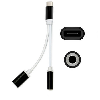 ΖΕΣΤΟ! Καλώδιο ήχου προσαρμογέα ακουστικών τύπου C 3,5 Jack USB C σε 3,5 mm AUX για Huawei V30 Mate 20 P30 Pro Xiaomi Mi 10 9