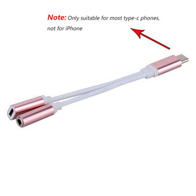 FIERBINTE! Adaptor pentru căști tip C 3.5 Jack USB C la 3.5mm AUX Cablu audio pentru căști pentru Huawei V30 Mate 20 P30 Pro Xiaomi Mi 10 9