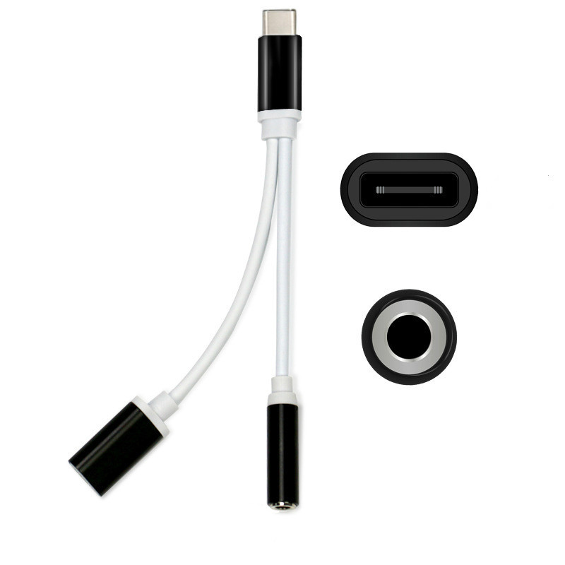 FORRÓ! C típusú 3,5 Jack fülhallgató USB C 3,5 mm-es AUX fejhallgató adapter audio kábel Huawei V30 Mate 20 P30 Pro Xiaomi Mi 10 9 készülékhez