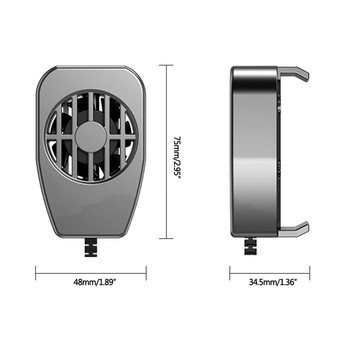 Охладител за мобилен телефон, подходящ за типове мобилни телефони от 4,7 до 7,2 инча, радиатор за мобилен телефон, бързо охлаждащ се охладител за телефон 101A