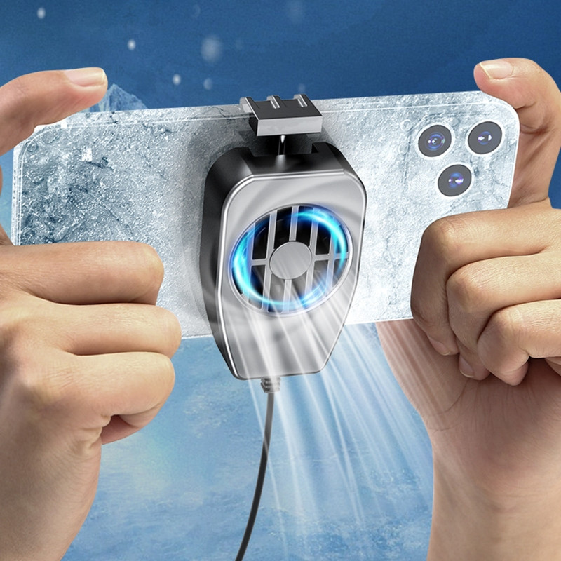 Mobiltelefon-hűtő 4,7-7,2 hüvelykes mobiltelefon-típusokhoz alkalmas mobiltelefon-hűtő, gyorshűtéses telefonhűtő 101A