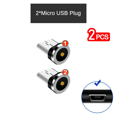 Cablu adaptor magnetic rotund pentru Samsung Galaxy S22 S21 S20 S10 S9 S8 Plus Ultra Note 10 20 Micro USB tip C conector pentru încărcător