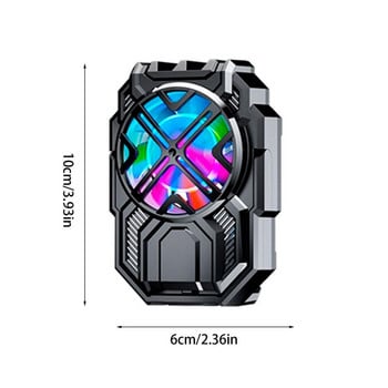 Акумулаторен охладител за мобилен телефон Аксесоари за акумулаторен охлаждащ вентилатор за мобилен телефон Аксесоари за заглушаване на охладителя за телефон за Vlog на открито