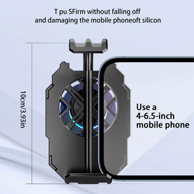 Újratölthető mobiltelefon-hűtő Újratölthető mobiltelefon-hűtőventillátor-tartozékok Némító telefonhűtő-tartozékok kültéri vlogokhoz