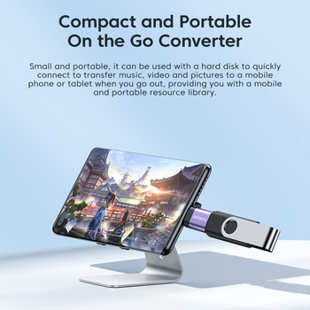 Toocki USB 3.0 към тип C OTG адаптер Micro USB мъжки към тип C женски конвертор USB-C OTG конектор за Macbook Samsung Xiaomi