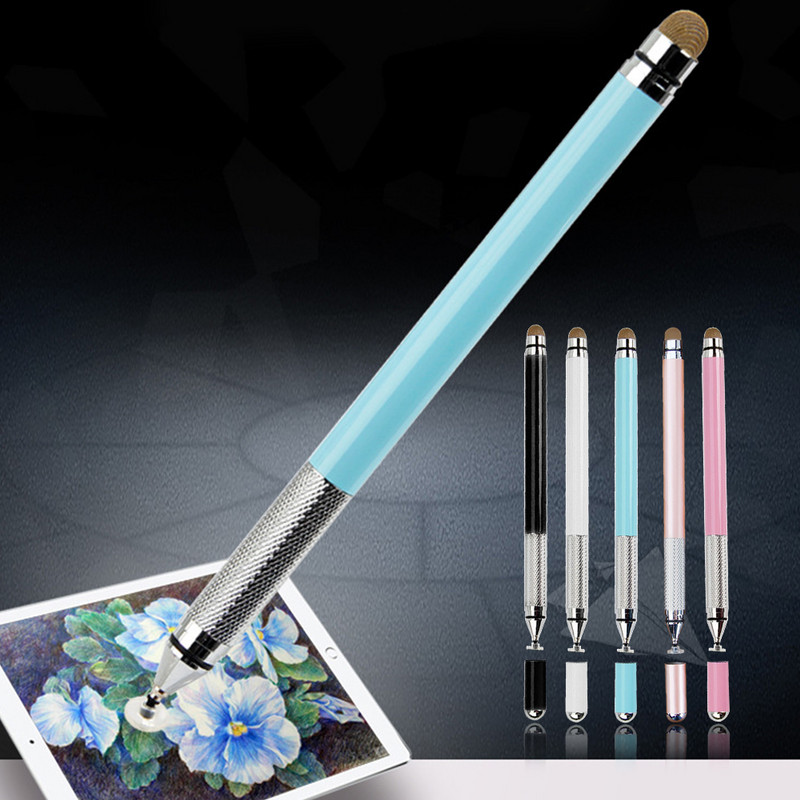 Rajzírás 2 az 1-ben Sima ceruza toll érintőképernyős tapadókorong Ajándékok Hordozható irodai fém többcélú kapacitív univerzális