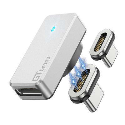 Adaptor magnetic USB C 100W 24Pins USB PD Încărcare rapidă Convertor de date magnetic de tip C Conector USBC pentru comutator MacBook Pro iPad