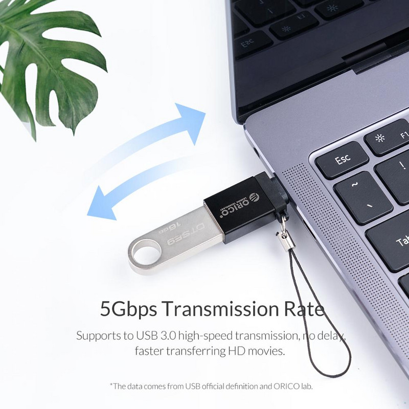 ORICO C típusú OTG adapter USB C – USB 3.0 OTG adapter töltési adatszinkronizálás, c típusú konverter