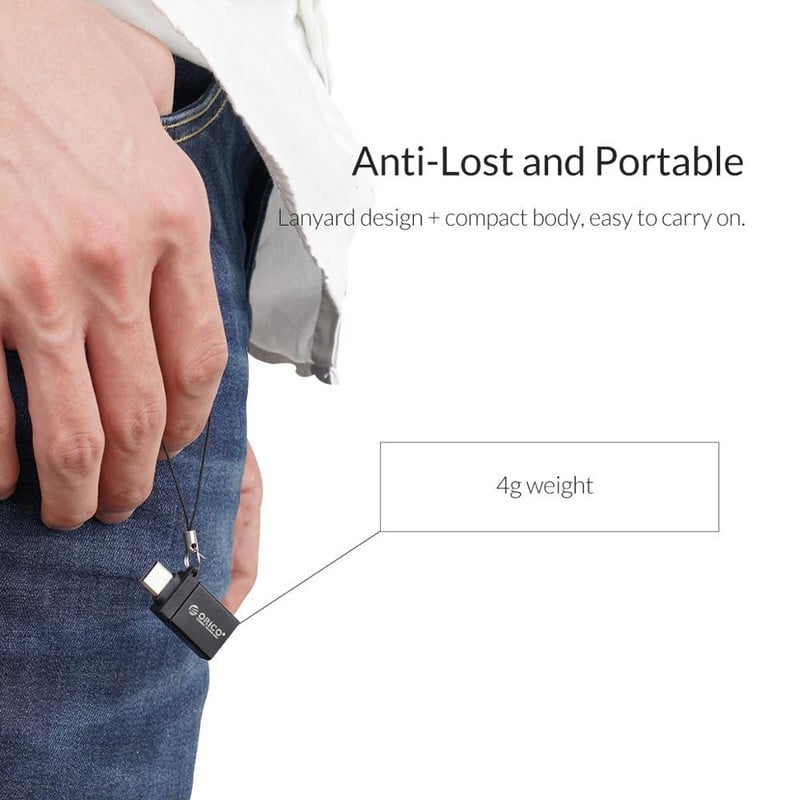 ORICO C típusú OTG adapter USB C – USB 3.0 OTG adapter töltési adatszinkronizálás, c típusú konverter