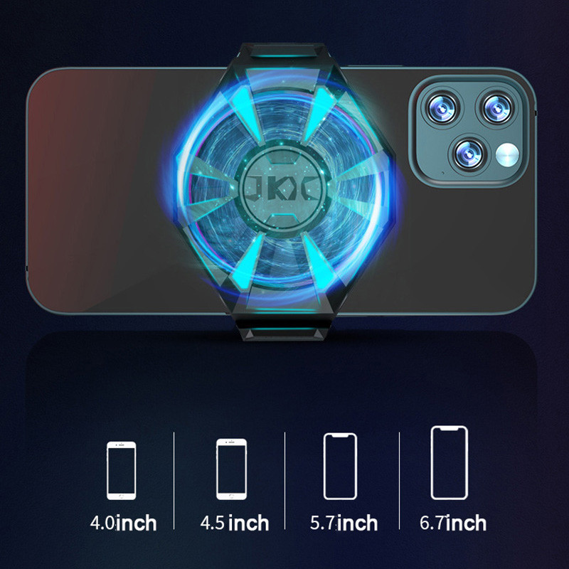 F21 쿨러 Mobiltelefon hűtő hűtő hűtőventillátor Hordozható Gaming Gamepad Hűtőventilátor Telefon Hűtőhűtő mobilra