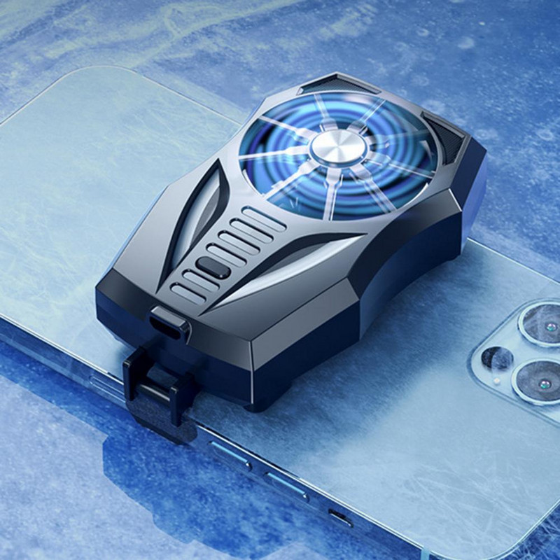 Telefon hűtőventillátor hőleadás Behúzható újratölthető hordozható telefon hűtőborda mobiltelefon hűtő