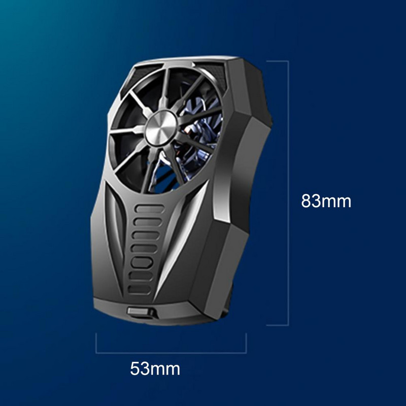 Telefon hűtőventillátor hőleadás Behúzható újratölthető hordozható telefon hűtőborda mobiltelefon hűtő