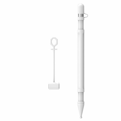 Pentru Apple Pencil 1 Husă Suport din silicon moale Husă stilou compatibil cu Apple Pencil 1 Protectie anti-pierdere la atingere