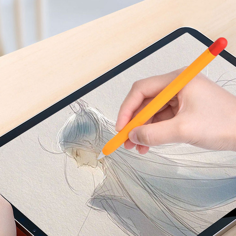 Candy Color puha tok Apple iPad Pencil 2 Gen szilikon borításhoz Apple Pencil 2 sapkához, érintőtoll érintőceruza védőburkolat