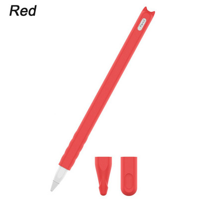 Moale rezistentă la praf, anti-alunecare, culoare caramelă, husă, husă din silicon, mânecă, piele de protecție pentru Apple Pencil 2 iPad Pro