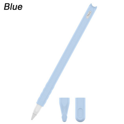 Moale rezistentă la praf, anti-alunecare, culoare caramelă, husă, husă din silicon, mânecă, piele de protecție pentru Apple Pencil 2 iPad Pro