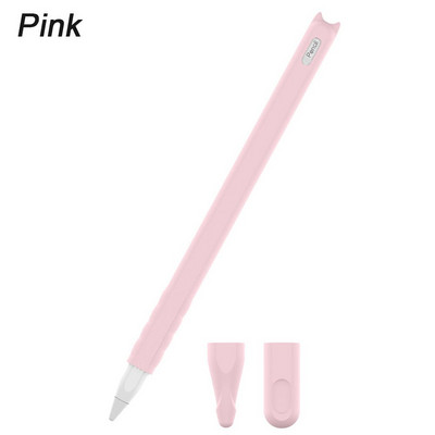 Moale rezistentă la praf, anti-alunecare, culoare caramelă, husă, husă din silicon, mânecă, piele de protecție pentru Apple Pencil 2 iPad Pro