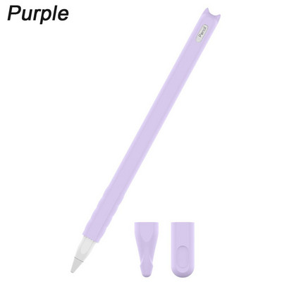 Moale rezistentă la praf, anti-alunecare, culoare caramelă, husă, husă din silicon, mânecă, piele de protecție pentru Apple Pencil 2 iPad Pro