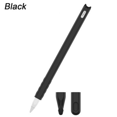 Moale rezistentă la praf, anti-alunecare, culoare caramelă, husă, husă din silicon, mânecă, piele de protecție pentru Apple Pencil 2 iPad Pro