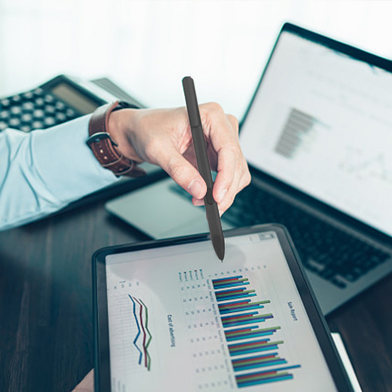 Gombos érintőképernyő Stylus S toll Samsung-g Galaxy Tab S3 készülékhez SM-T820 T825 T827 Touch S-Pen Csere Stylus Black Intelligent