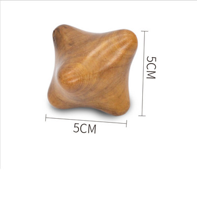 Lõhnav puidust kehamassaaži tööriist jalgade refleksoloogia nõelravi Tai masseerija rullteraapia meridiaanid lümfiravi